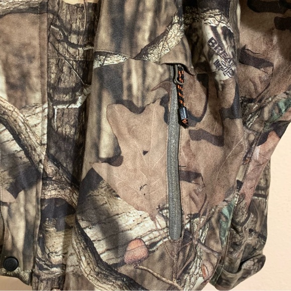 Game Winner Jacket Youth Large Brown Camo Woodland Hooded Full Zip Hunting - Picture 6 of 11